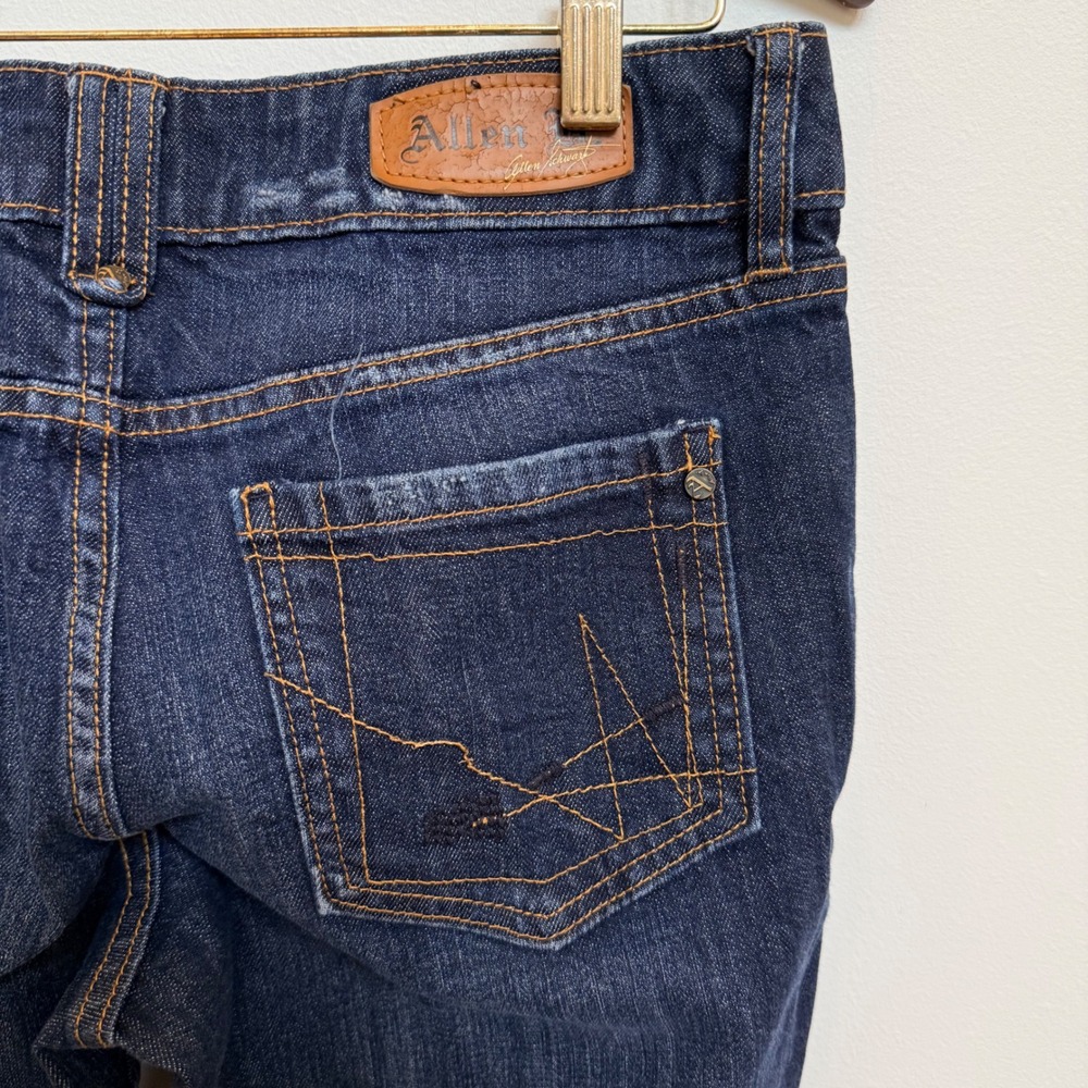 Allen B. by Allen Schwartz Distressed Dark Wash Skinny Jeans Size 8 - Picture 7 of 10